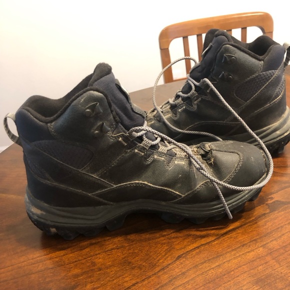 Merrell Insulated Hiking Boots - Size 10 - Black - 200g Thinsulate - Picture 3 of 7